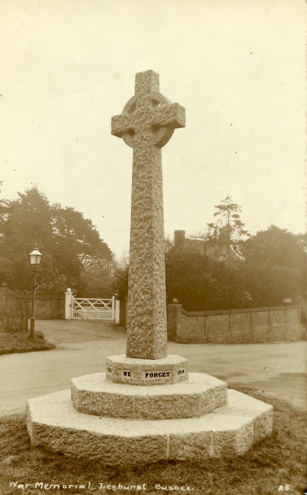 War Memorial, Ticehurst - c 1925