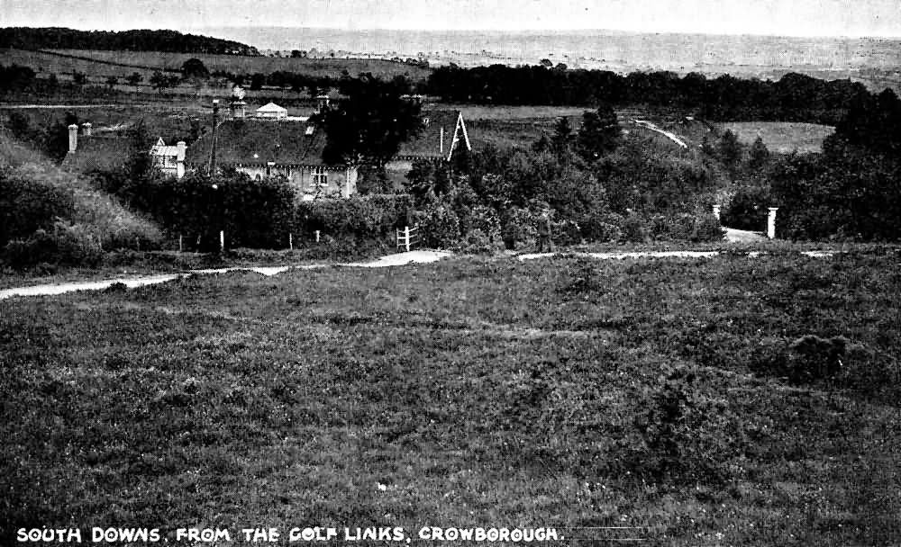 South Downs from the Golf Links - 1920