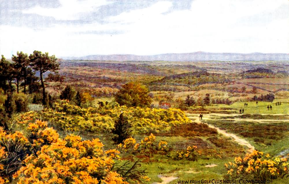 View from the Golf Club House - c 1906