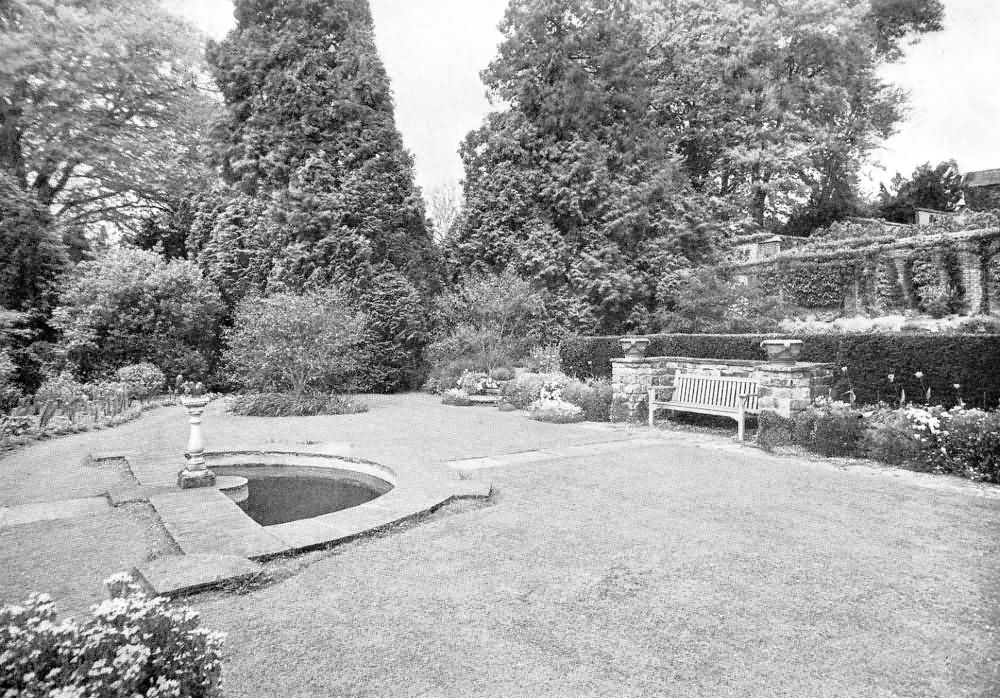 The Formal Garden, Hartwell House - 1938