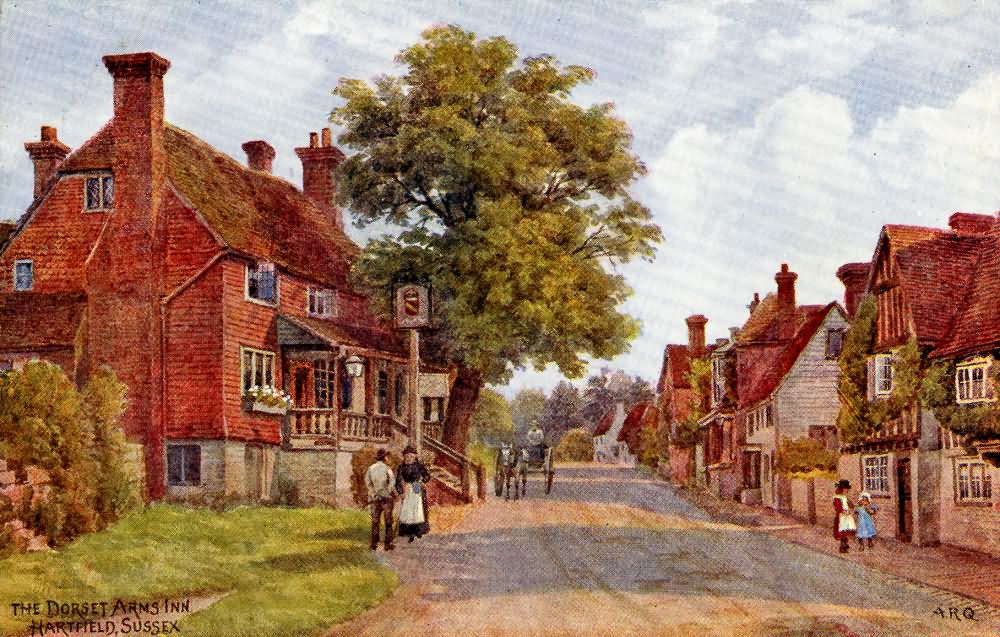 The Dorset Arms Inn - c 1910