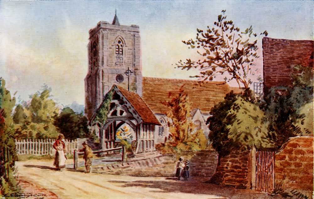 Speldhurst Church - c 1900