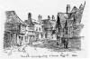 The Old Curiosity Shop and Houses, High Street in 1862